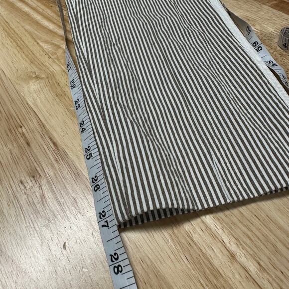 Akris Punto NWOT Frankie Stripe Stretch Gabardine Trouser Pant Brown White Sz 2 - Picture 9 of 9